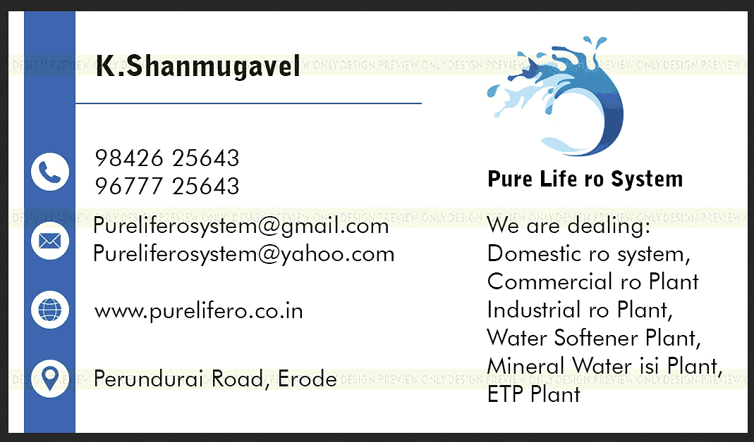 Pure Life iron removal filter for home in erode